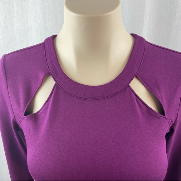 ALO Yoga Wine Color Mantra Long Sleeve Shirt XS - Picture 7 of 12